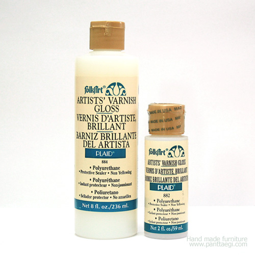 포크아트 유광바니쉬