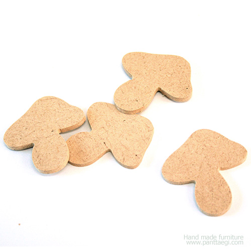 MDF버섯 오너먼트-4개 30%SALE