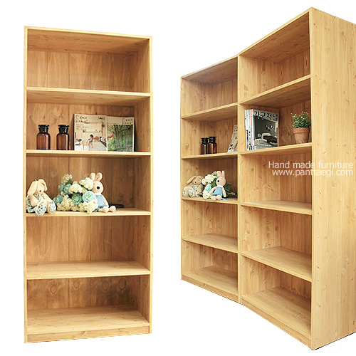 원목5단책장 10%SALE