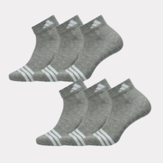 남여 앞삼선 자수로고 발목양말 3P 그레이 (2세트) JD6572