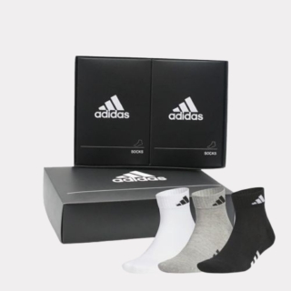 남녀 퍼포먼스 이중바닥쿠션 양말 2족 선물세트 IF77201