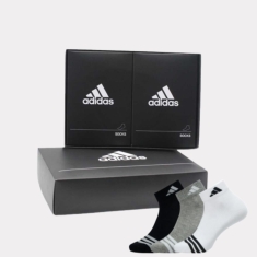 앞삼선 스포츠 양말 2족 선물세트 IF657132