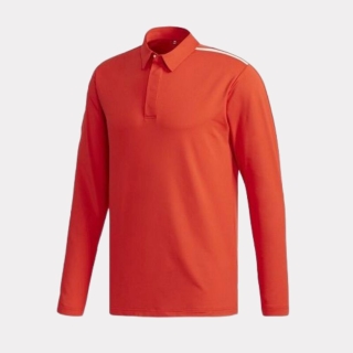 클라이마히트 긴팔 폴로 티셔츠 레드 DM1399