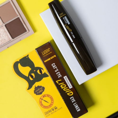 지고트 캣츠아이 워터프루프 리퀴드 아이라이너 (블랙 브라운)