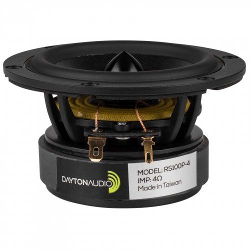 데이톤오디오 Dayton Audio RS100P-4 4인치 레퍼런스 알루미늄 콘 미드우퍼(Paper Cone) 4옴 (한국공식대리점)
