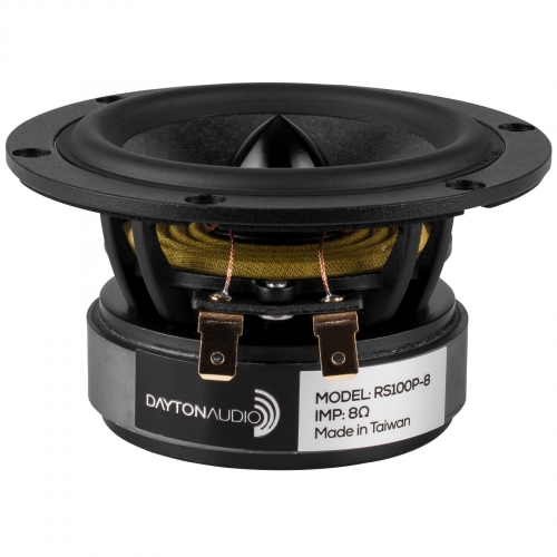 데이톤오디오 Dayton Audio RS100P-8 4인치 레퍼런스 알루미늄 콘 미드우퍼(Paper Cone) 8옴 (한국공식대리점)