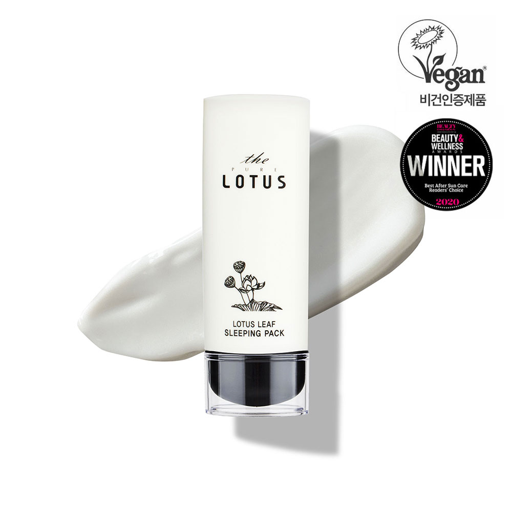 [바르고자면 끝!]더퓨어로터스 연꽃잎 슬리핑팩