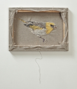 조나라_Other than_57x50cm_천에 실_2012