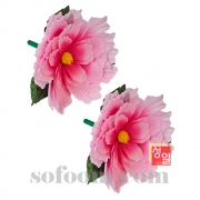 n2910 핑크톤 화관무꽃 (한 벌)