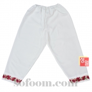 n4760 실크자수바지 무용속바지