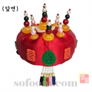 n4818 호박족두리-빨강색