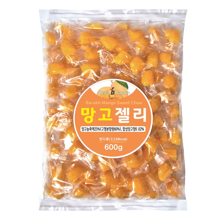 바라크 건강간식 (신)망고모양젤리_600g