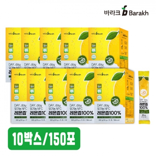 바라크 NFC 유기농 레몬즙 100%