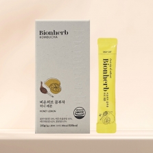 상큼한 비온허브 콤부차 건강쥬스 허니레몬 1박스(20포)