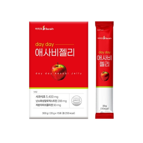 여름맞이 2+1 day day 애사비 젤리 애플사이다비니거 1박스 (15포) 여름맞이 2+1 day day 애사비 젤리 애플사이다비니거 1박스 (15포)