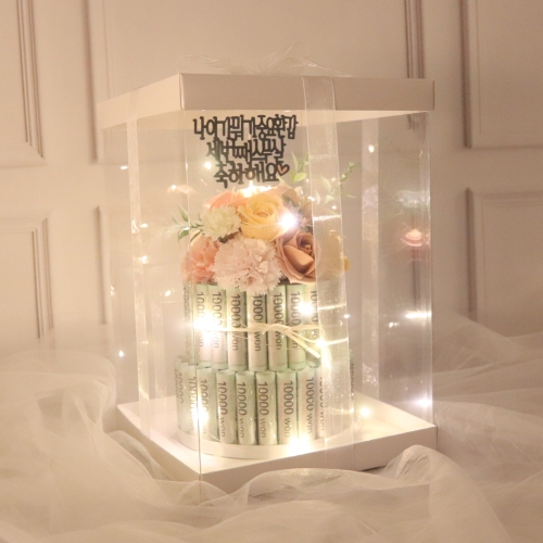 2단 돈케이크 용돈박스 환갑 칠순 부모님용돈 용돈박스 용돈케이크 생일이벤트
