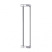 유리문손잡이(강화도어)TS 186(빗각 폴리싱) 센터600 &Phi;32