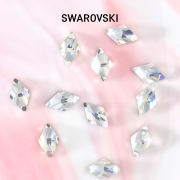 오스트리아산 크리스탈 2709 10mm (스와로브스키 정품) 룸버스 마름모 플랫백 10mm 평면 네일스톤 네일파츠