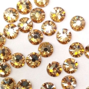 오스트리아산 크리스탈 2088 (스와로브스키 정품) 골든쉐도우 원형 평면 네일스톤 네일파츠