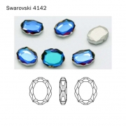 오스트리아산 크리스탈 4142 10mm (스와로브스키 정품) 바로크 미러 입체 팬시 스톤 네일파츠