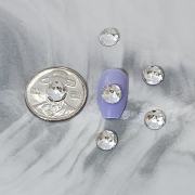 오스트리아산 크리스탈 2072 8mm (스와로브스키 정품) 로즈 컷 원형 브이컷 네일스톤 네일파츠