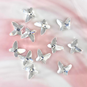 스와로브스키 2854 나비 8mm 크리스탈 젤 셀프 네일아트재료 스톤 파츠