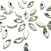 오스트리아산 크리스탈 2201 8mm (스와로브스키 정품) 마퀴즈보트 보트형 평면 네일스톤 네일파츠