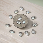 오스트리아산 크리스탈 2303 8mm (스와로브스키 정품) 페어 플랫백 물방울형 평면 네일스톤 네일파츠
