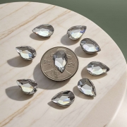 오스트리아산 크리스탈 2303 14mm (스와로브스키 정품) 페어 플랫백 물방울형 평면 네일스톤 네일파츠