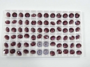 오스트리아산 크리스탈 1088 (스와로브스키 정품) 아메티스트이그나이트 (투명) 원형 V컷 네일스톤 네일파츠