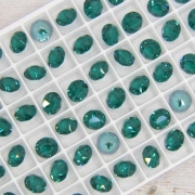 오스트리아산 크리스탈 1088 (스와로브스키 정품) 에메랄드이그나이트 (투명) 원형 V컷 네일스톤 네일파츠