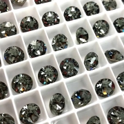 오스트리아산 크리스탈 1088 (스와로브스키 정품) 블랙다이아 원형 브이컷 스톤 네일파츠 네일스톤