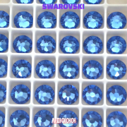 오스트리아산 크리스탈 2088 (스와로브스키 정품) 사파이어 원형 평스톤 네일파츠 네일스톤