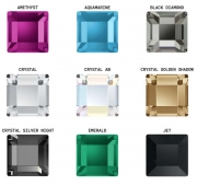 오스트리아산 크리스탈 2400 3mm (스와로브스키 정품) 정사각 크리스탈 네일스톤 네일파츠