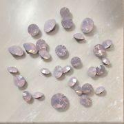 오스트리아산 크리스탈 1088 (스와로브스키 정품) 원형 브이컷 스톤 로즈워터오펄 네일파츠 네일스톤