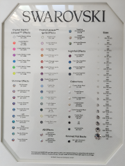 오스트리아산 크리스탈 원형 평스톤 사이즈믹스 세트 (240pcs / 35종) (스와로브스키 정품) 네일파츠 네일스톤