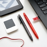 인포 USB 16G 메모리 젤펜 볼펜 중성펜