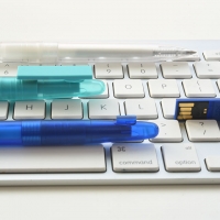 인포 USB 16G 메모리 젤펜 볼펜 중성펜