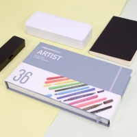 캘리그라피 아티스트 36색 세트 트윈펜 붓펜