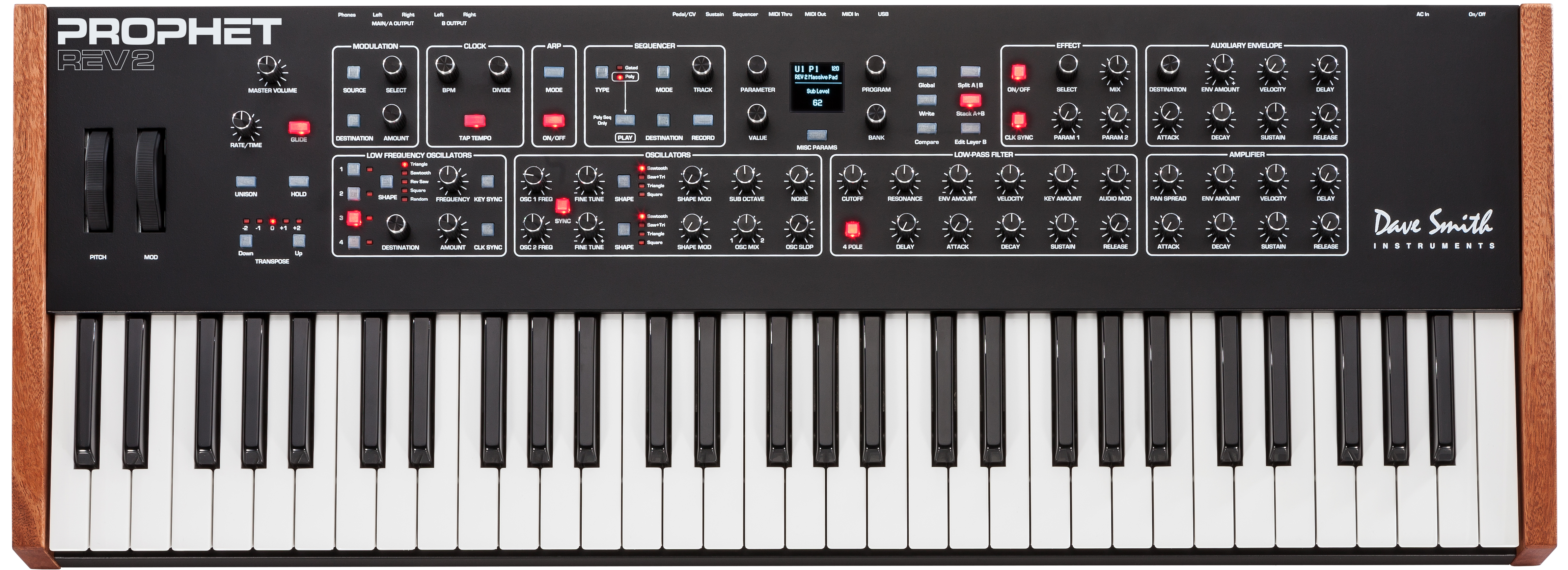 Dave Smith Instruments Prophet Rev2 16-Voice an exhibit