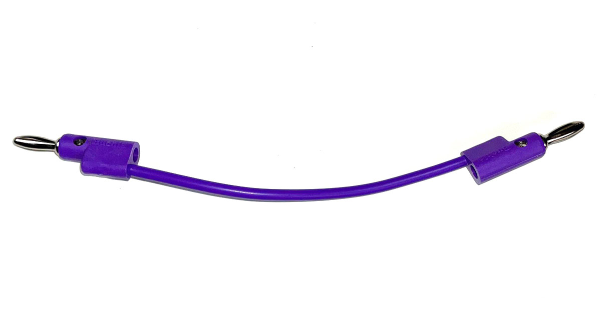 CV Banana Cable Violet 12.5cm CV Banana Cable Violet 12.5cm