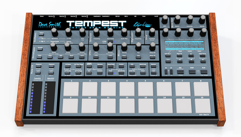 TEMPEST Analog Drum Machine 