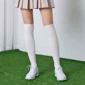 테크스킨 자외선차단 하트 힙업 니하이 골프스타킹