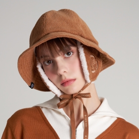 테크스킨 코듀로이 이어머프 버킷햇