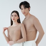 테크스킨 남성 하프메쉬 자외선차단 골프이너웨어