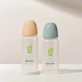 그린맘 베이직 PP 슬림 노꼭지 젖병 240ml