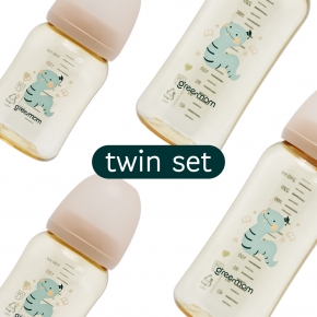 [뱀에디션 트윈팩] 그린맘 뱀에디션 PPSU 슬림형 젖병