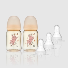 [젖꼭지 세트] PPSU 꿈찾는 토끼 젖병150ml2개 아이쏙3개