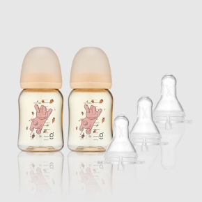 [젖꼭지 세트] PPSU 꿈찾는 토끼 젖병150ml2개 아이쏙3개