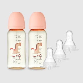 [에디션세트] PPSU Bright Horse 젖병250ml2개 아이쏙3개